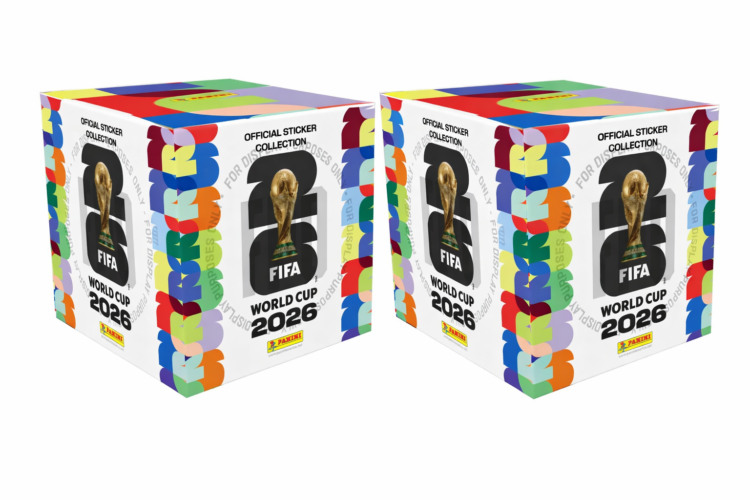 Caja grande de figuritas FIFA World Cup