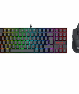 COMBO REDRAGON S145 TECLADO KUMARA K552 RGB + MOUSE K1NG M724