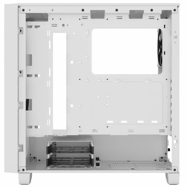 GABINETE CORSAIR 3000D AIRFLOW TG 2FAN WHITE
