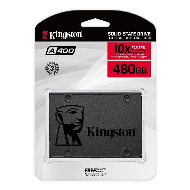 HD SSD 480GB KINGSTON A400 SATA III 2.5
