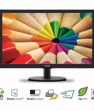 MONITOR 19 PHILIPS 193V5LHSB25577 LED HD 60HZ VGA HDMI
