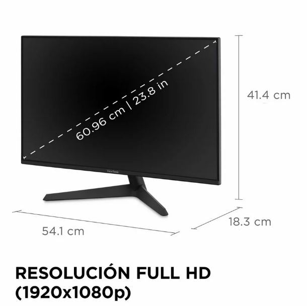 MONITOR GAMER 24" VIEWSONIC VX2429 IPS FHD 200HZ 1MS HDMI DP