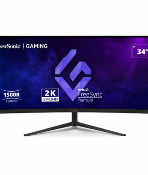 MONITOR GAMER CURVO 34 VIEWSONIC VX3418C-2K 180HZ 1MS UWQHD HDMI DP