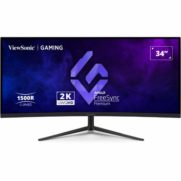 MONITOR GAMER CURVO 34 VIEWSONIC VX3418C-2K 180HZ 1MS UWQHD HDMI DP
