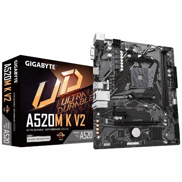 MOTHER GIGABYTE A520M K V2 DDR4 AM4 +Q A320