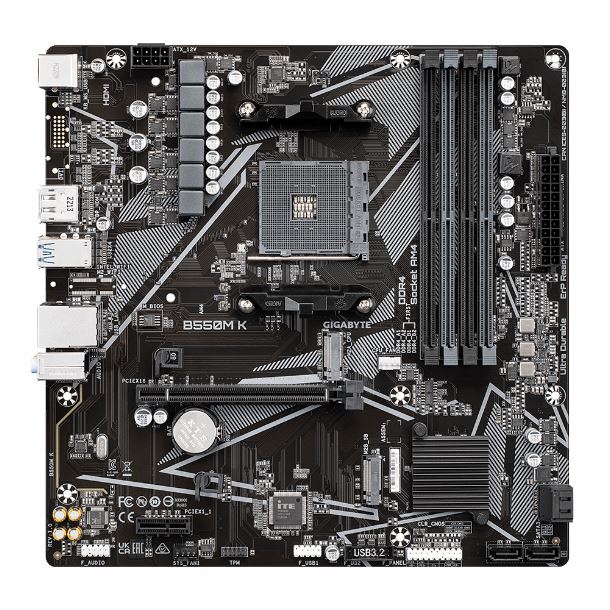 MOTHER GIGABYTE B550M K DDR4 AM4