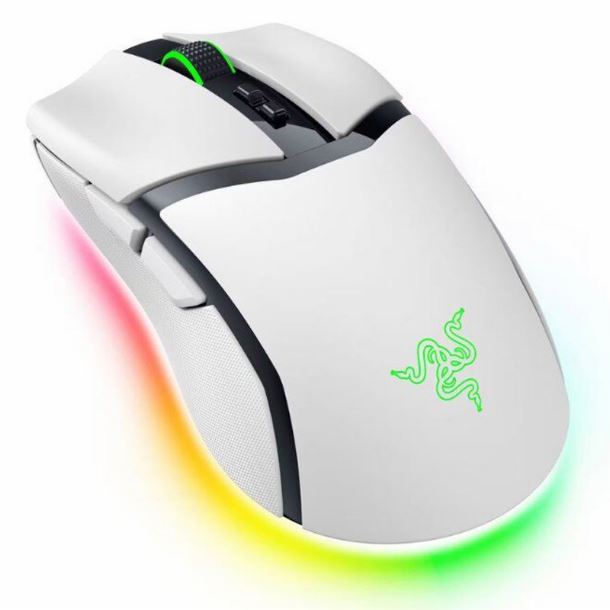 MOUSE GAMER WIRELESS RAZER COBRA PRO WHITE RZ01-04660200-R3U1
