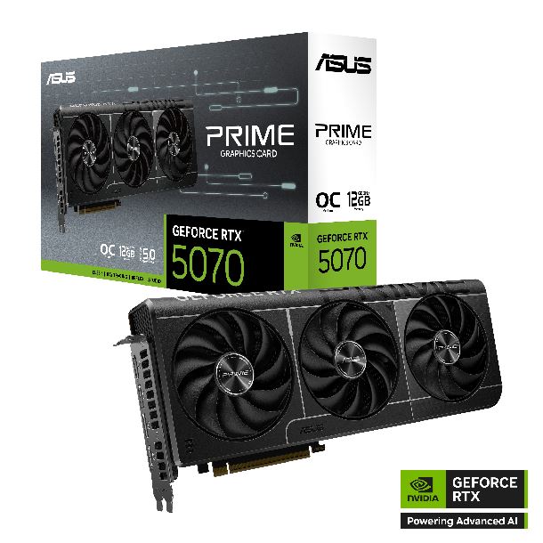 PLACA DE VIDEO GeForce RTX 5070 12GB ASUS PRIME OC