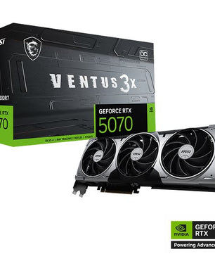 PLACA DE VIDEO GeForce RTX 5070 12GB MSI VENTUS 3X OC