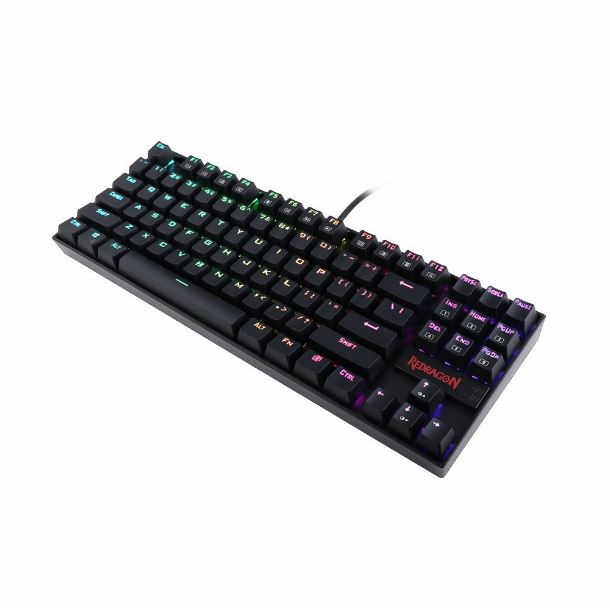 TECLADO GAMER REDRAGON KUMARA K552 RGB BLACK - SWITCH RED ESPAÑOL