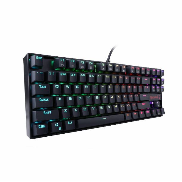 TECLADO GAMER REDRAGON KUMARA K552 RGB BLACK - SWITCH RED ESPAÑOL