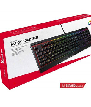 TECLADO HYPERX ALLOY CORE RGB 4P4F5AI